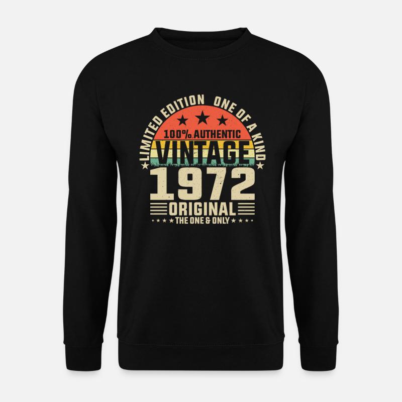 1972 - A legendary year - Unisex Sweatshirt - black