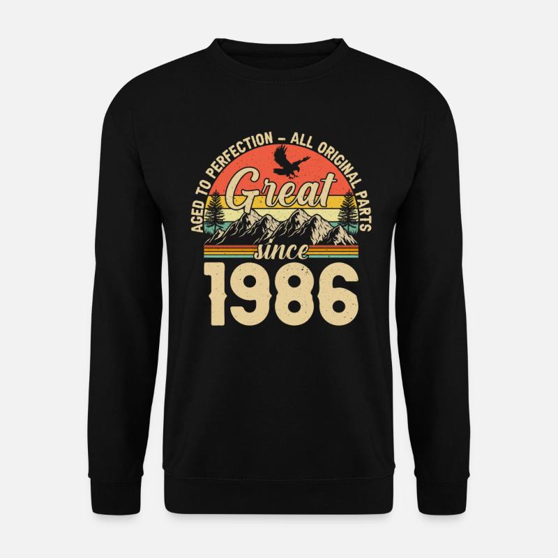 1986 - A legendary year - Unisex Sweatshirt - black