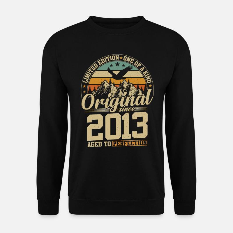 Millésime 2013 - Joie d’anniversaire - Sweat-shirt Unisexe - noir
