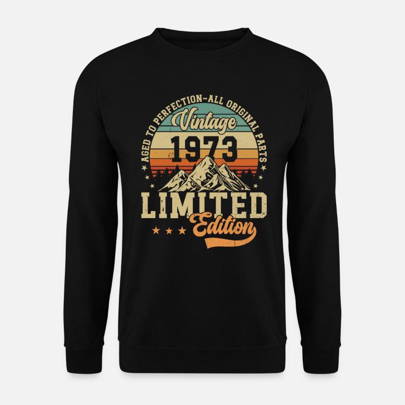 Legendäres 1973 Jubiläum - Unisex Pullover - Schwarz