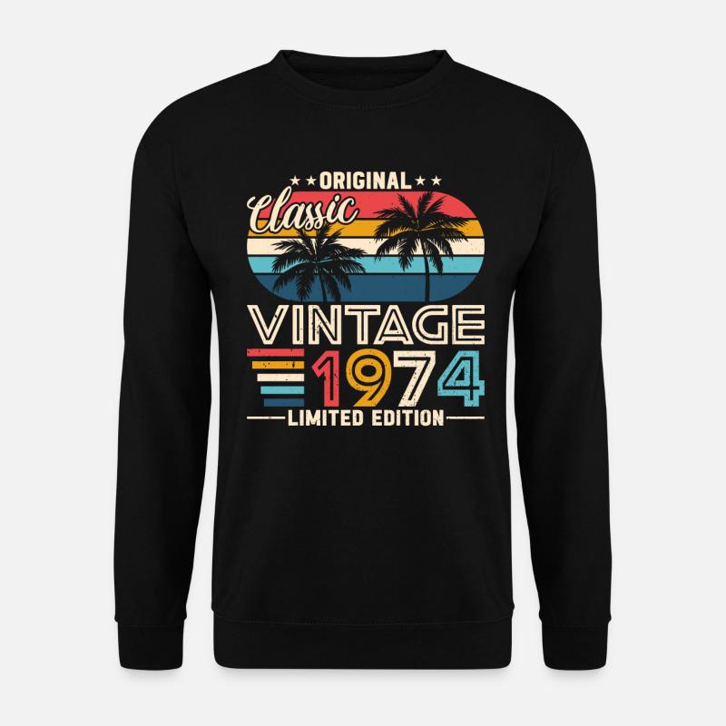 1974 Jubiläum - Unisex Pullover - Schwarz
