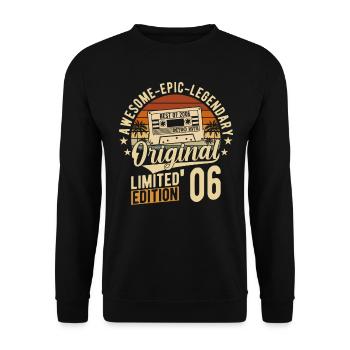 Legendary 2006 - Unisex Sweatshirt - black - Front - Alina (178cm) & Michal (187cm)