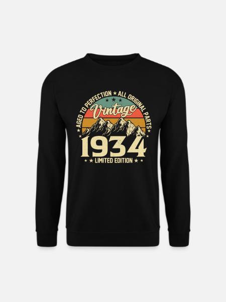 90e anniversaire 1934 - Sweat-shirt Unisexe - noir