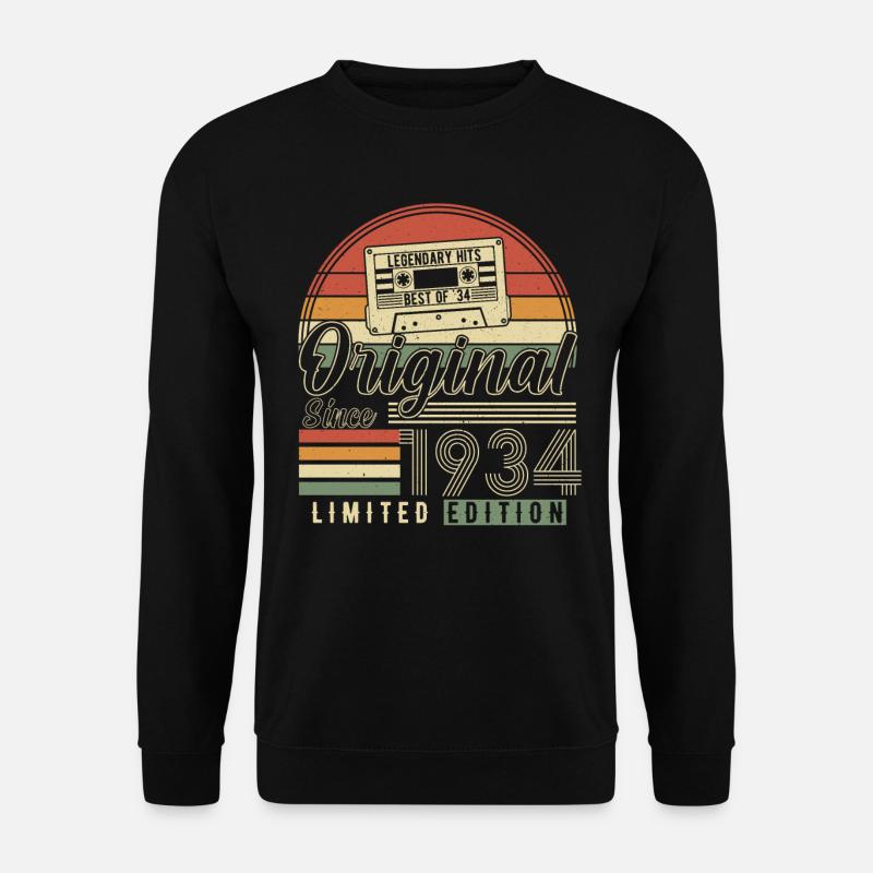 1934 - Eternal Legend - Unisex Sweatshirt - black