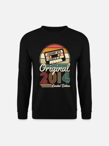 Millésime 2014 Anniversaire - Sweat-shirt Unisexe - noir