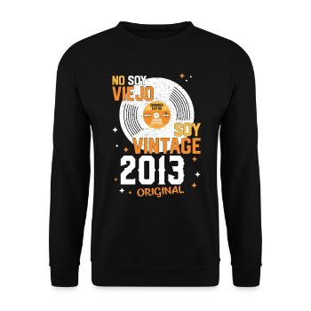 10ème Anniversaire Millésime 2013 - Sweat-shirt Unisexe - noir - Devant - Alina (178cm) & Michal (187cm)