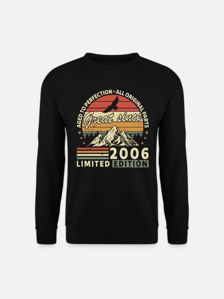 Legendärer 18. Geburtstag 2006 - Unisex Pullover - Schwarz
