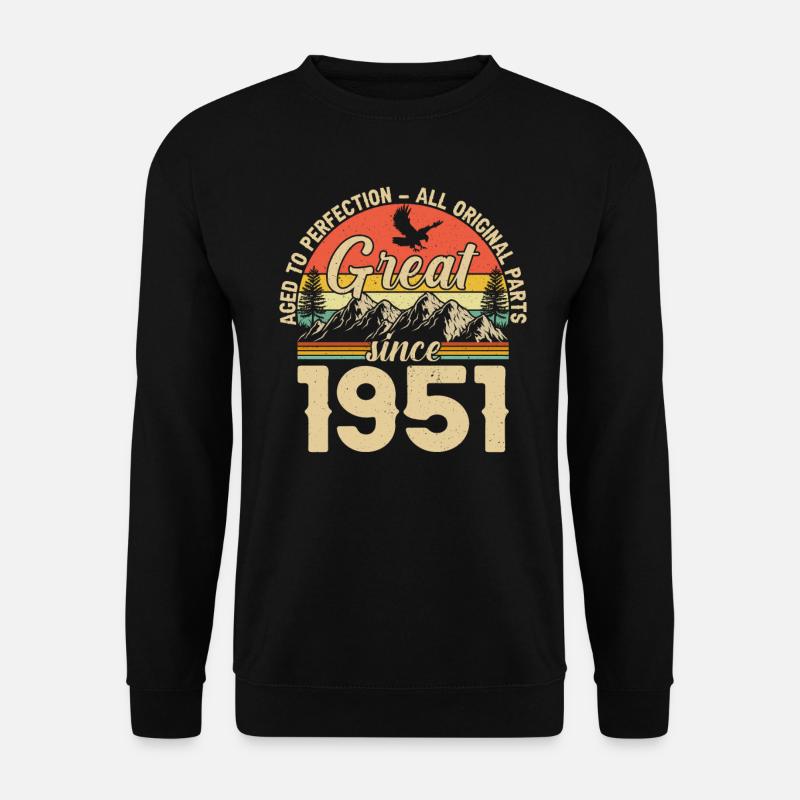 Legendary 73rd birthday 1951 - Unisex Sweatshirt - black