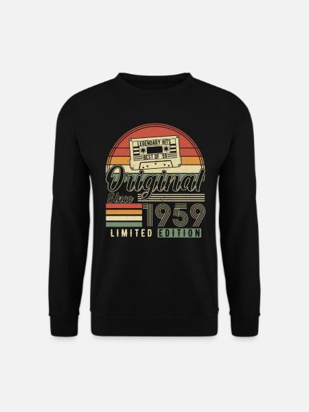 Legendary 65th birthday 1959 - Unisex Sweatshirt - black
