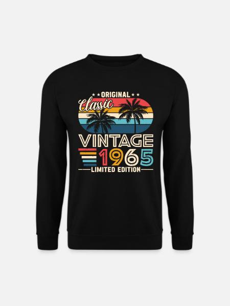 Legendary 59th birthday 1965 - Unisex Sweatshirt - black