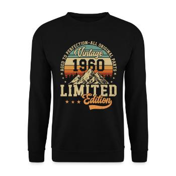 Anniversaire légendaire de 1960 - Sweat-shirt Unisexe - noir - Devant - Alina (178cm) & Michal (187cm)