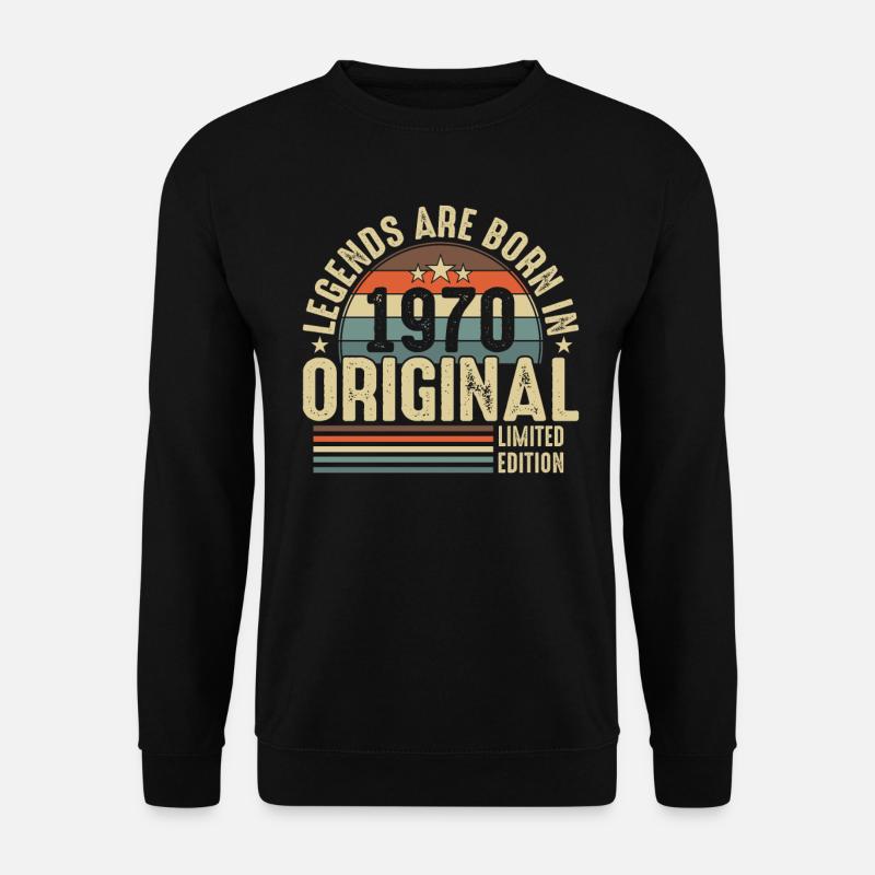 Legenden entstehen 1970 - Unisex Pullover - Schwarz