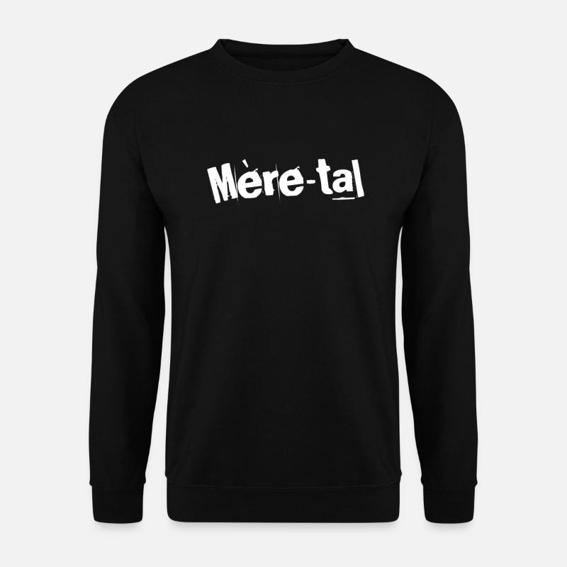 Mère-tal Elegance - Sweat-shirt Unisexe - noir