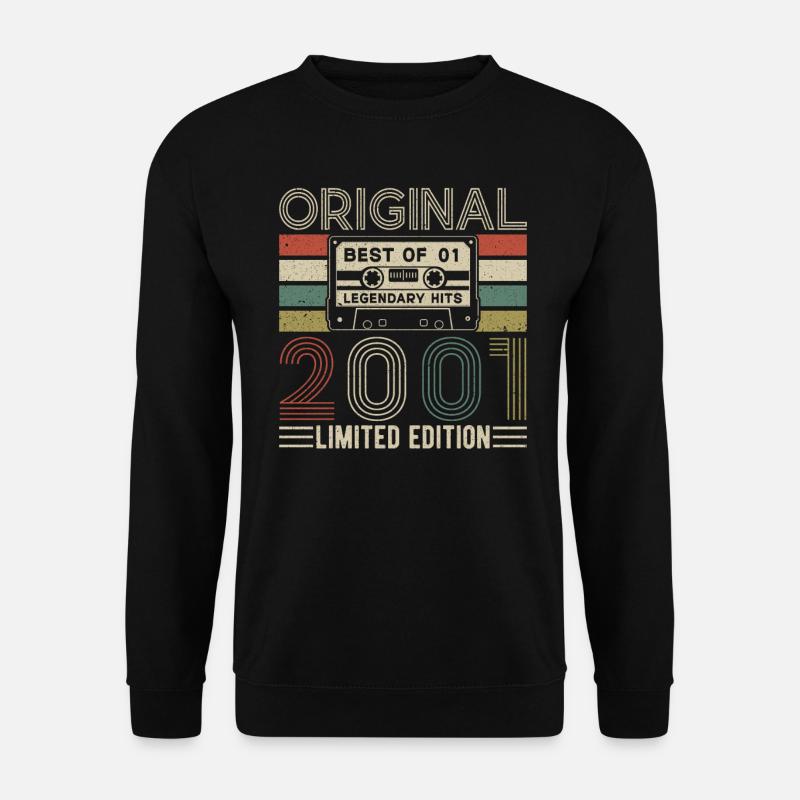 Legendäres Geburtsjahr 2001 - Unisex Pullover - Schwarz