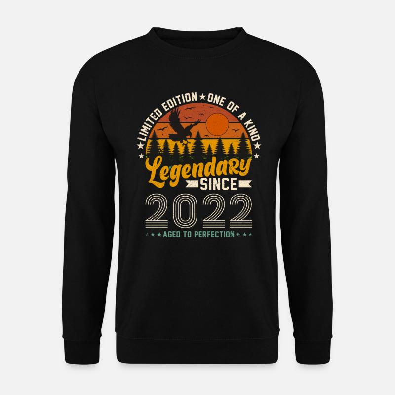 Legendary 2022 Birthday - Unisex Sweatshirt - black