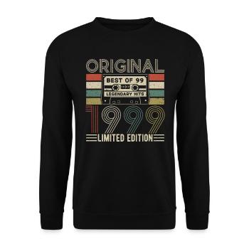 Legends of 1999 - Unisex Sweatshirt - black - Front - Alina (178cm) & Michal (187cm)