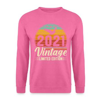 Geboren Legenden 2021 Vintage Geburtstagsgeschenk - Unisex Pullover - Pink - Vorne