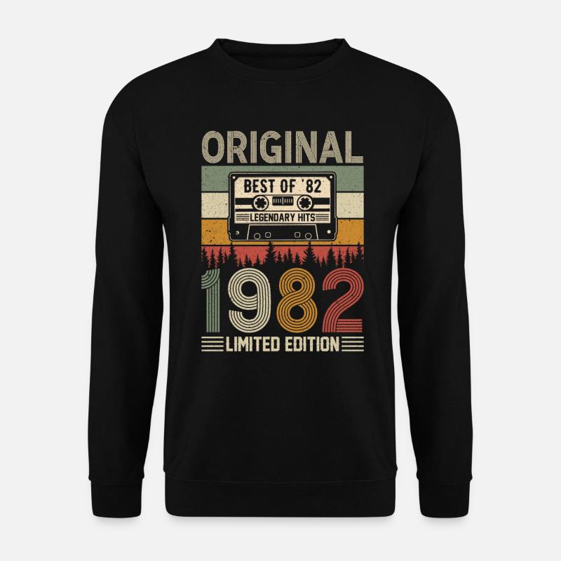 1982 42 ans de légende - Sweat-shirt Unisexe - noir
