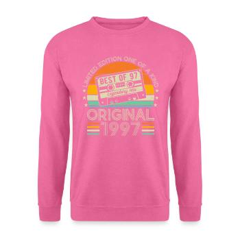 Jahrgang 1997 Jubiläum - Unisex Pullover - Pink - Vorne