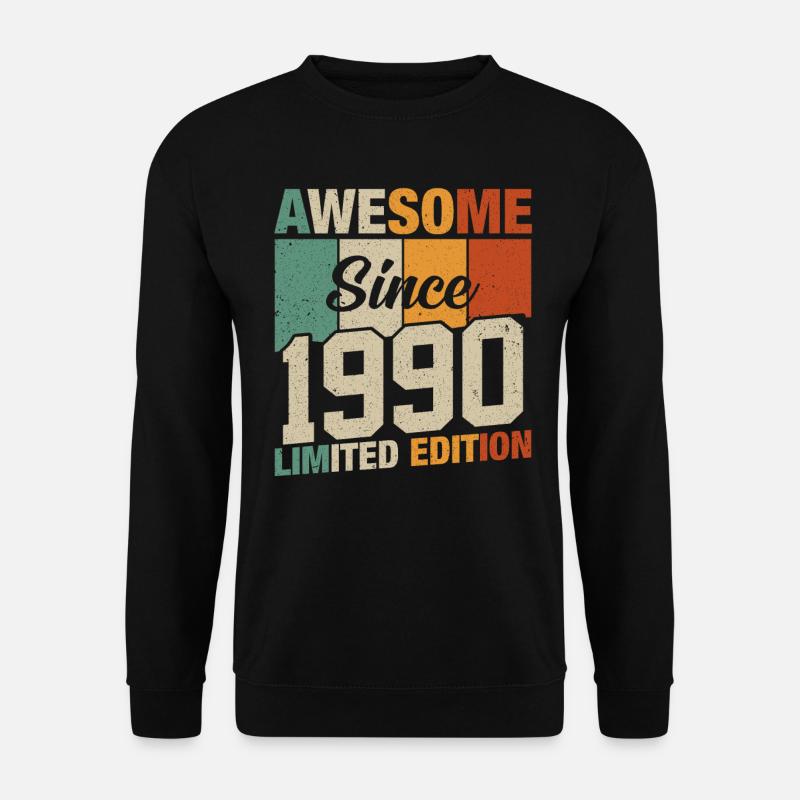 Jahrgang 1990 Legenden - Unisex Pullover - Schwarz