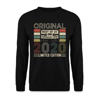 Legendary vintage 2020 - Unisex Sweatshirt - black - Front - Alina (178cm) & Michal (187cm)
