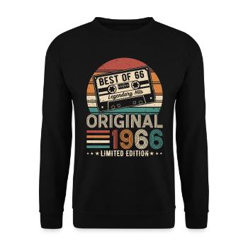 Legends of 1966 - Unisex Sweatshirt - black - Front - Alina (178cm) & Michal (187cm)