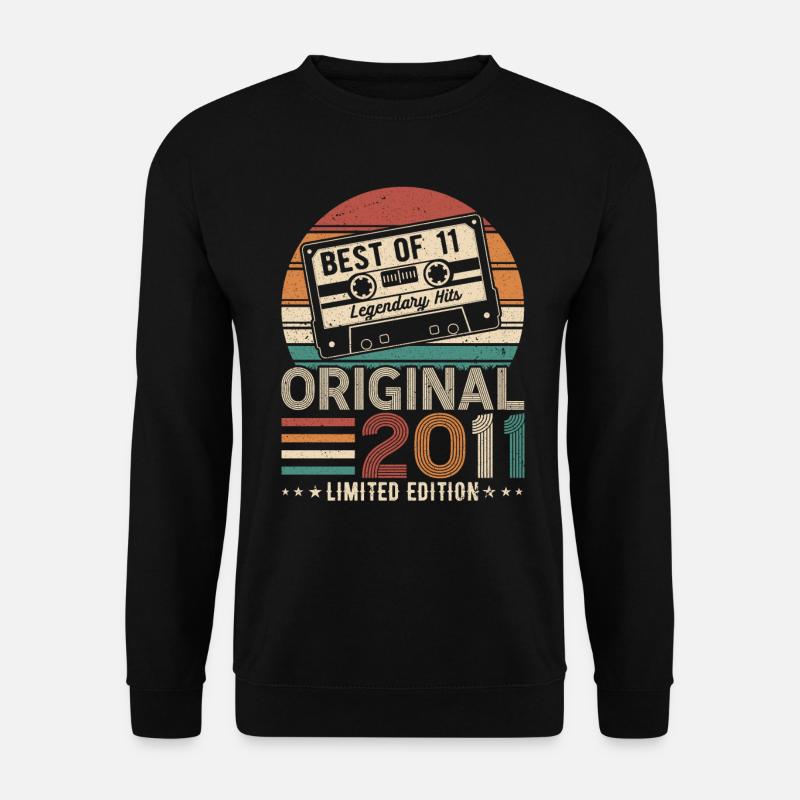Légende d'anniversaire 2011 - Sweat-shirt Unisexe - noir