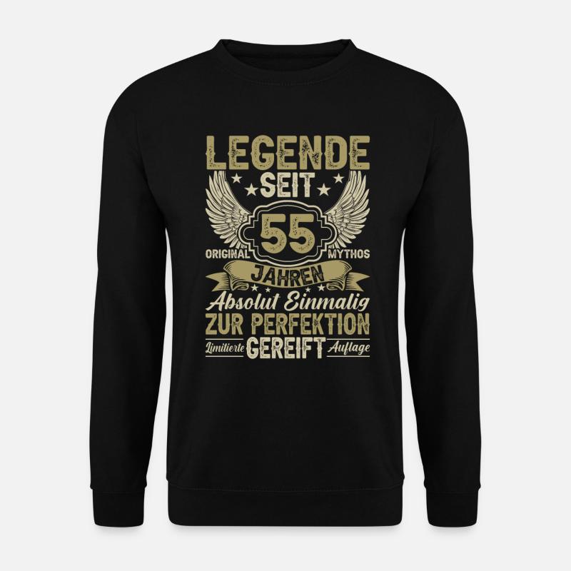 Legende seit 55 Jahren - Unisex Pullover - Schwarz