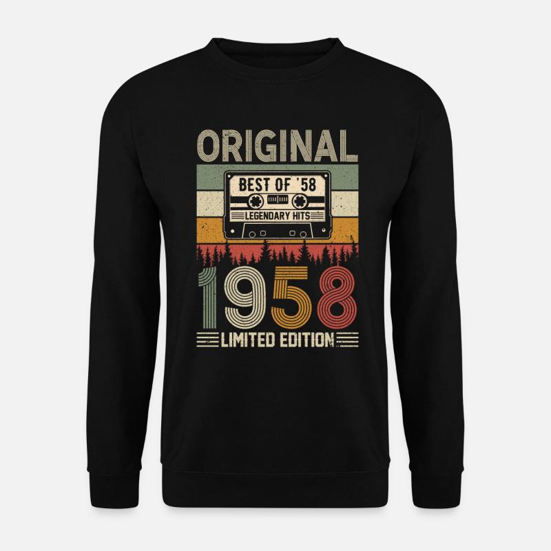 Born legends 1958 - Unisex Sweatshirt - black