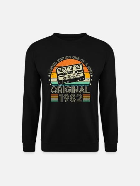 Retro Birthday Surprise 1982 - Unisex Sweatshirt - black
