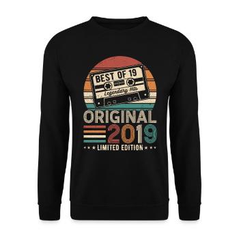 Joie du Jubilé 2019 - Sweat-shirt Unisexe - noir - Devant - Alina (178cm) & Michal (187cm)