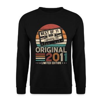 Golden Jubilee 2011 - Unisex Sweatshirt - black - Front - Alina (178cm) & Michal (187cm)