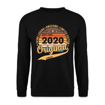 2020 - Sweat-shirt Unisexe - noir - Devant - Alina (178cm) & Michal (187cm)
