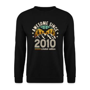Vintage Legend 2010 - Unisex Pullover - Schwarz - Vorne - Alina (178cm) & Michal (187cm)