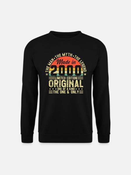 Légende du millésime 2000 - Sweat-shirt Unisexe - noir