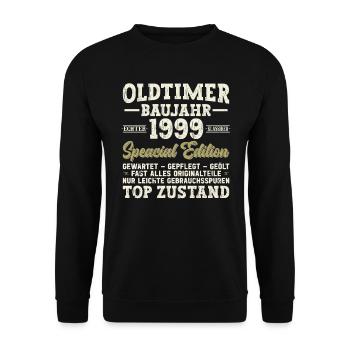 Vintage 1999 légendes Tee - Sweat-shirt Unisexe - noir - Devant - Alina (178cm) & Michal (187cm)