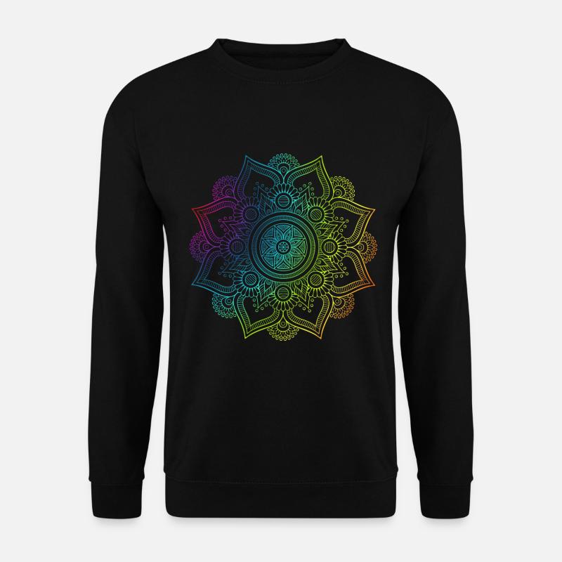Mandala - Unisex Pullover - Schwarz