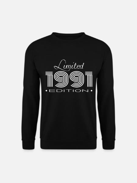 anniversaire 31 ans edition 1991 cadeau 31 ans - Sweat-shirt Unisexe - noir