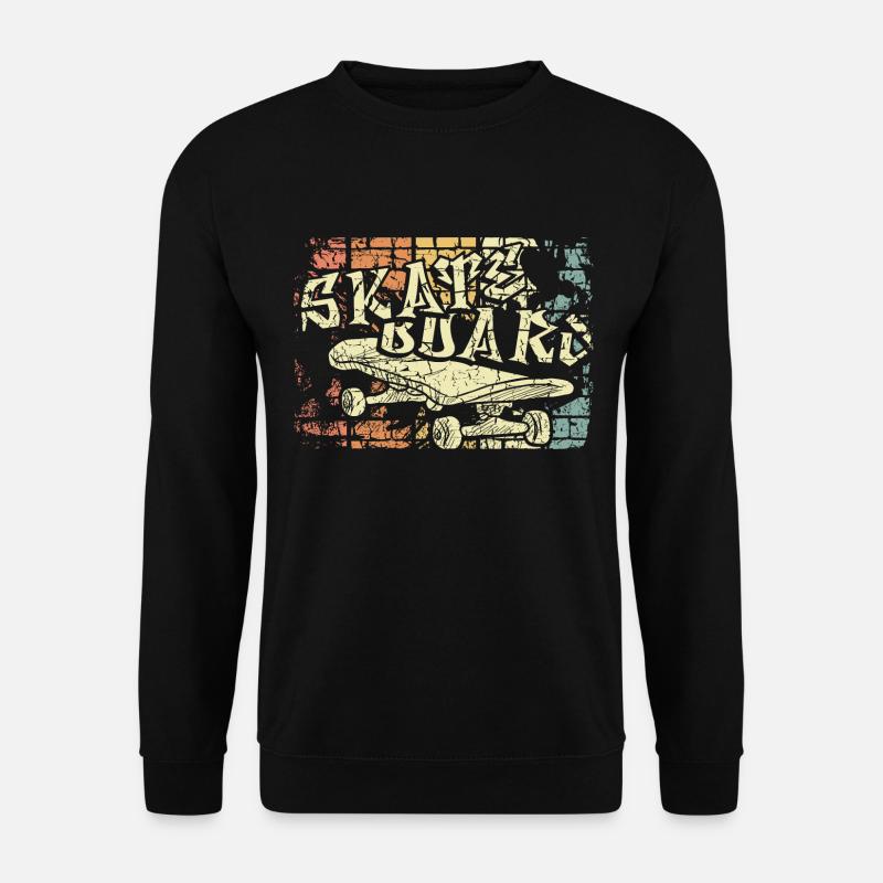 Skateboard - Unisex Pullover - Schwarz