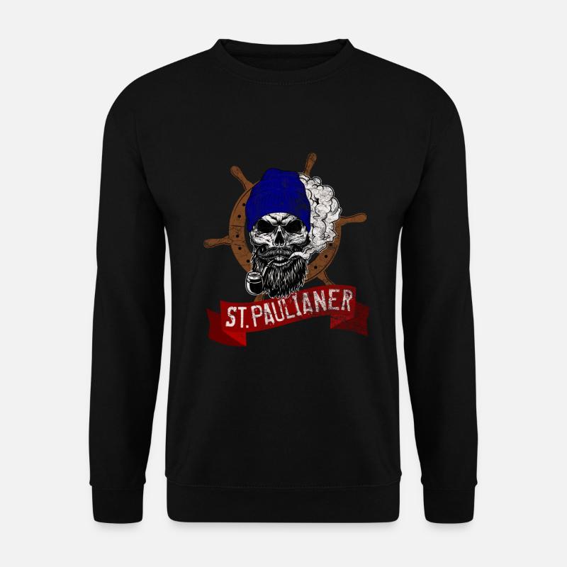 st paulianer st pauli design - Unisex Pullover - Schwarz