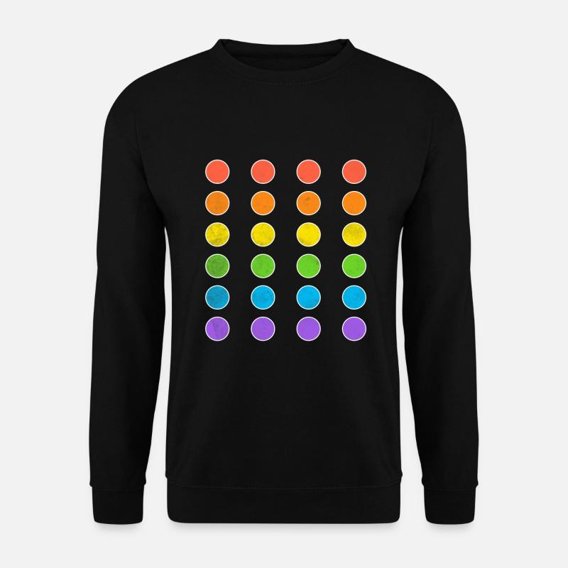 Regenbogen Flagge LGBTQ Pride LGBT LGBTQIA - Unisex Pullover - Schwarz