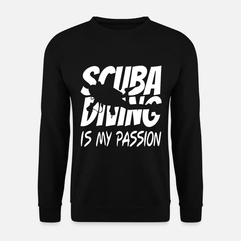 Tauchen Taucher - Unisex Pullover - Schwarz