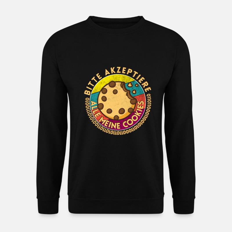 Retro Informatiker Coding Admin Sprüche - Unisex Pullover - Schwarz