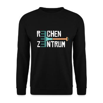 Garten Rechenzentrum - Unisex Pullover - Schwarz - Vorne - Alina (178cm) & Michal (187cm)