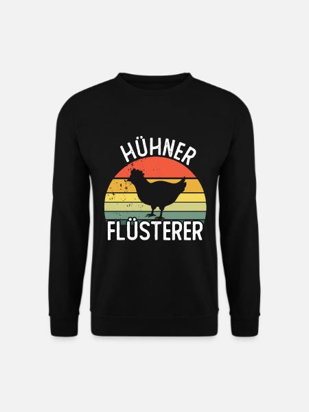 Hühner Flüsterer - Unisex Pullover - Schwarz