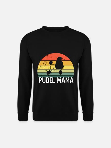 Pudel Mama - Unisex Pullover - Schwarz