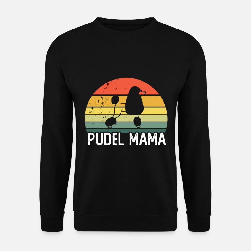 Poodle Mom - Unisex Sweatshirt - black