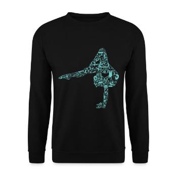 Gymnaste Gymnastique rythmique Gymnastique artistique - Sweat-shirt Unisexe - noir - Devant - Alina (178cm) & Michal (187cm)
