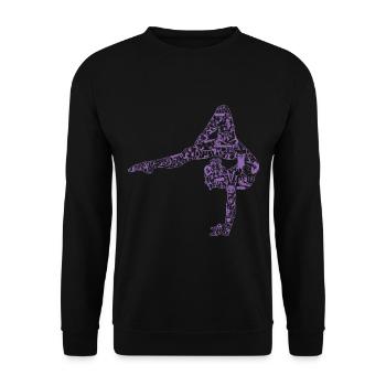 Gymnaste Gymnastique rythmique Gymnastique artistique - Sweat-shirt Unisexe - noir - Devant - Alina (178cm) & Michal (187cm)