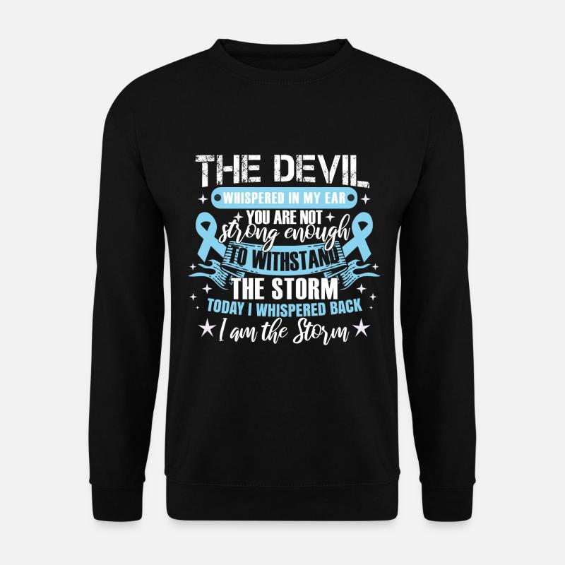 Darmkrebs-Krieger - Unisex Pullover - Schwarz